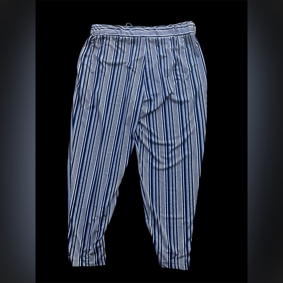 Robert Louis Navy and White Striped Trousers - Picture 3 of 3